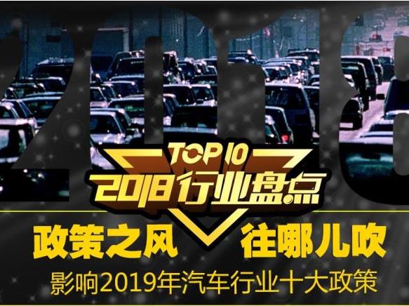 政策盤(pán)點(diǎn)：影響2019甚至是之后幾年的汽車(chē)行業(yè)政策匯總