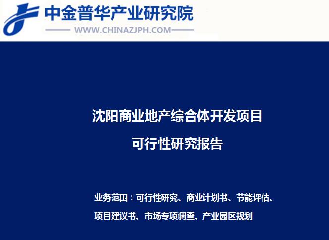 沈陽商業(yè)地產(chǎn)綜合體開發(fā)項目可行性研究報告